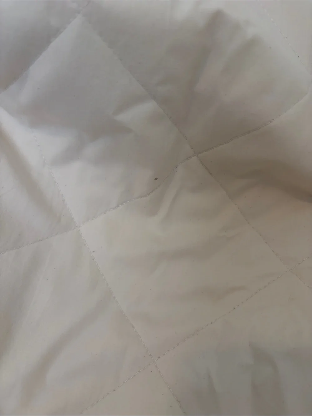 Plush Quilted waterproof crib Mattress Pad - Cream